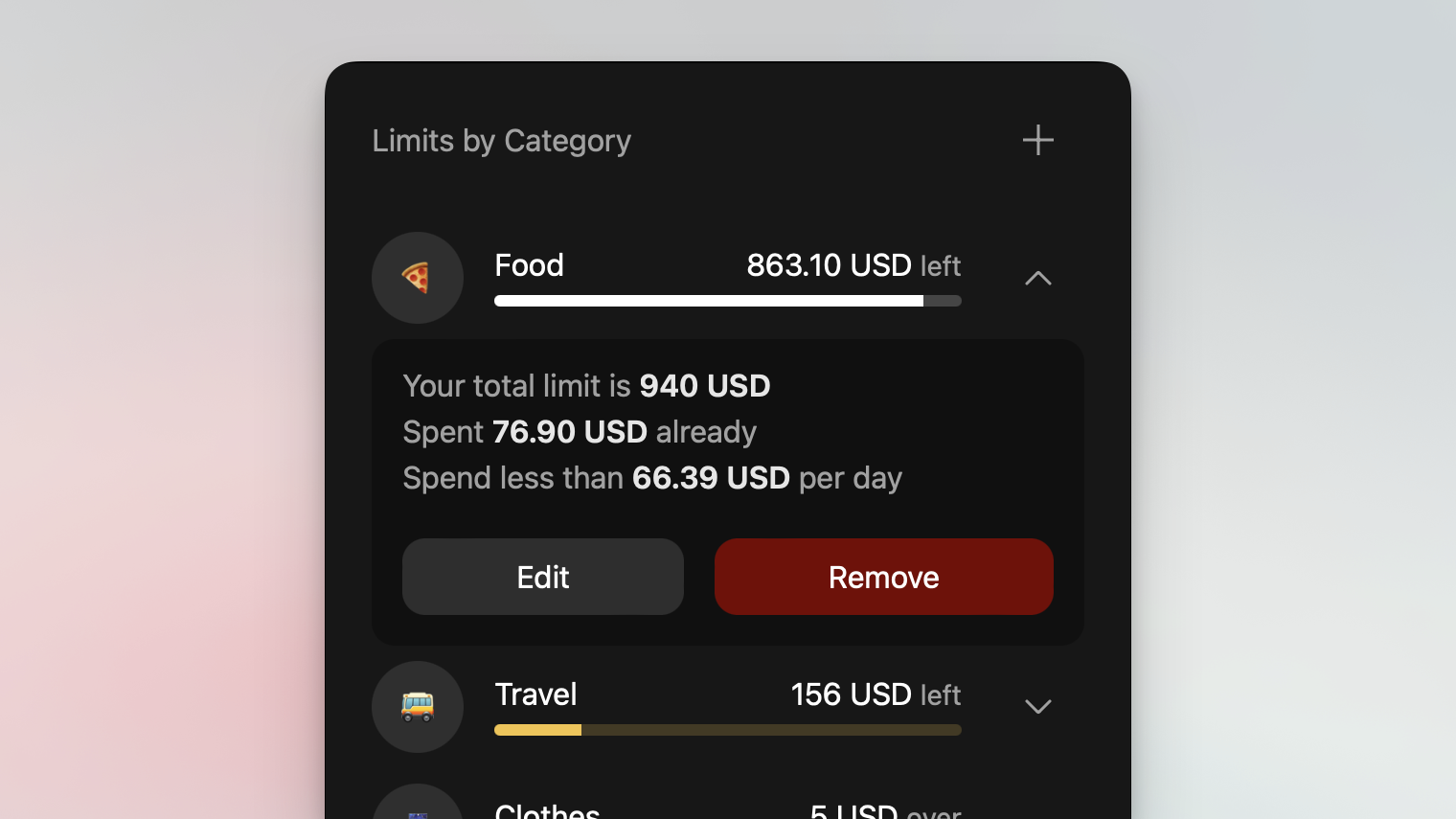 Image that shows how monthly reports feature works in the app