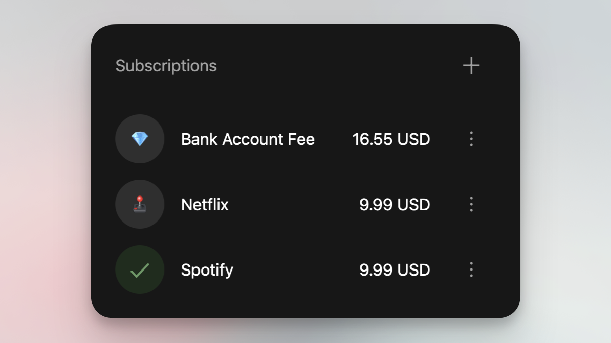Image that shows how monthly reports feature works in the app